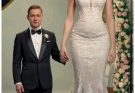 He married a woman who was 6 feet tall and the next day she knew him